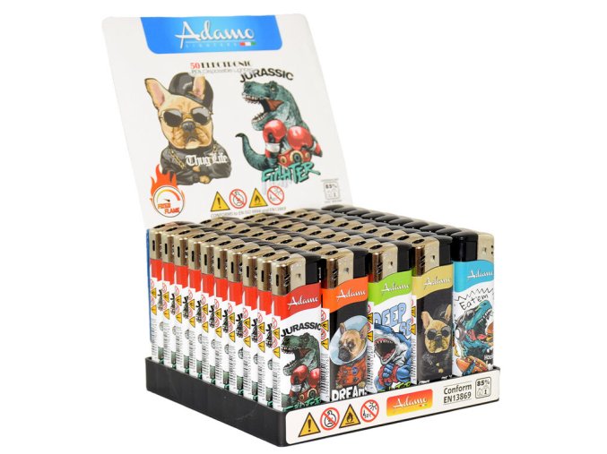 Zapalovač Adamo Piezo Cool Animals