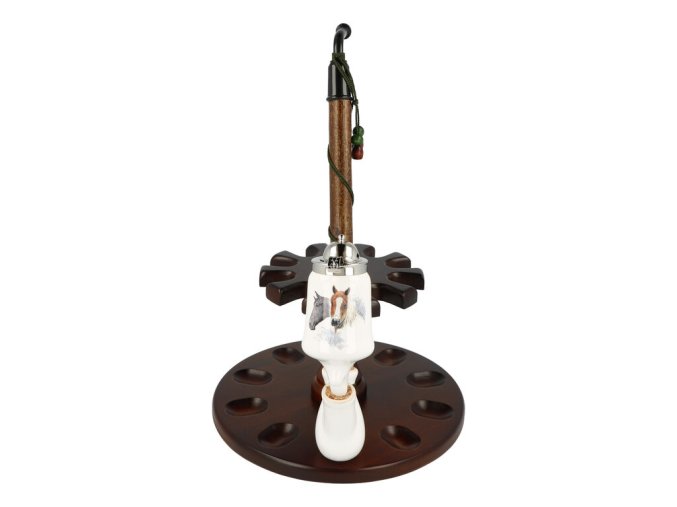 Dýmka keramická BPK 89-414.4 Šedý kůň (levá), 310mm