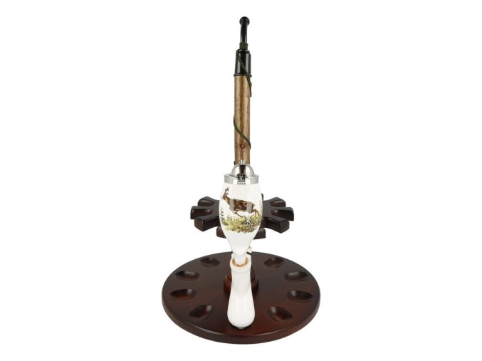 Dýmka keramická BPK 89-422.16 Srnec ve skoku, 335mm