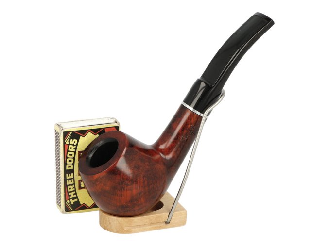 Dýmka Angelo zahnutá hnědá, II, filtr 9mm