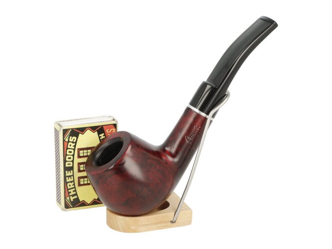 Dýmka Angelo zahnutá tmavá, II, filtr 9mm