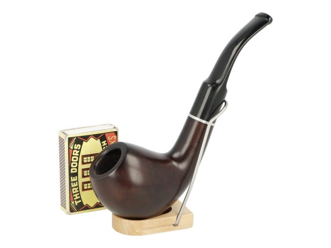 Dýmka Angelo zahnutá tmavá, II, filtr 9mm