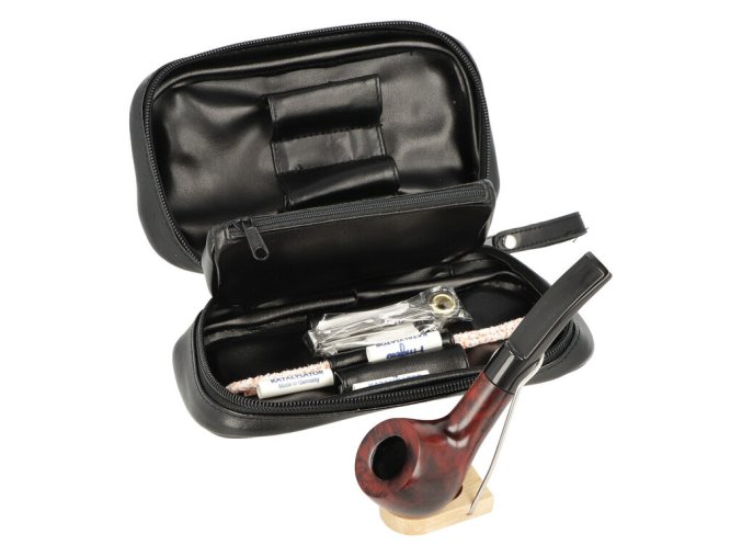Sada dýmka Angelo, startovací set, dýmka rovná + etue V, filtr 9mm