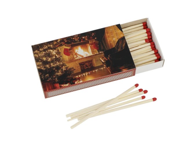 Zápalky Traditional Christmas, 95mm, 45ks