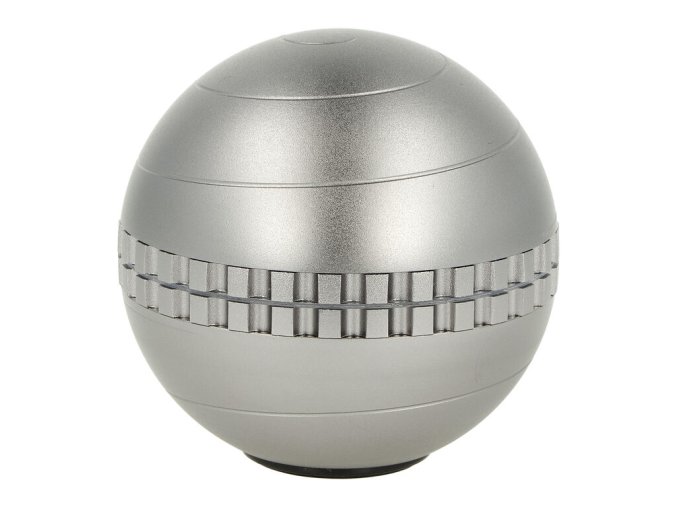 Drtič tabáku kovový Gyro Ball Chrome, 3.dílný, 62mm