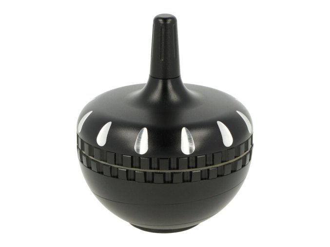 Drtič tabáku kovový Gyro Black, 3.dílný, 63mm