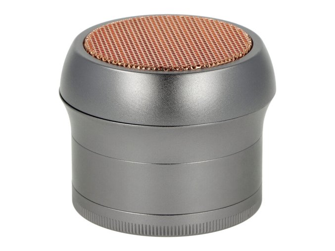 Drtič tabáku kovový Super Heroes Antracit 4.dílný, 63mm