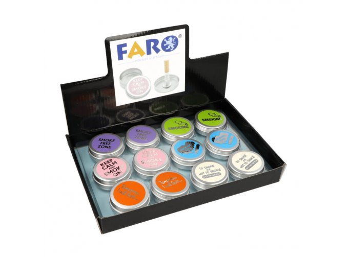 Cigaretový popelník kapesní Faro Colored