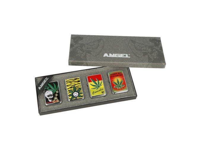 Zapalovač Z 16 Angel Hemp Leaf