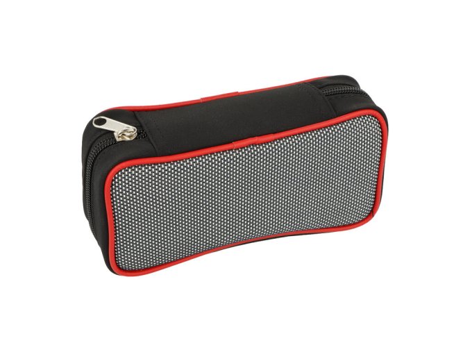 Pouzdro na 2 dýmky Angelo, černé/červené
