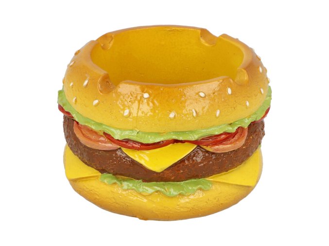 Cigaretový popelník keramický Hamburger