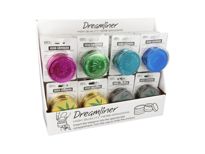 Drtič tabáku plastový Dreamliner mix, 60mm