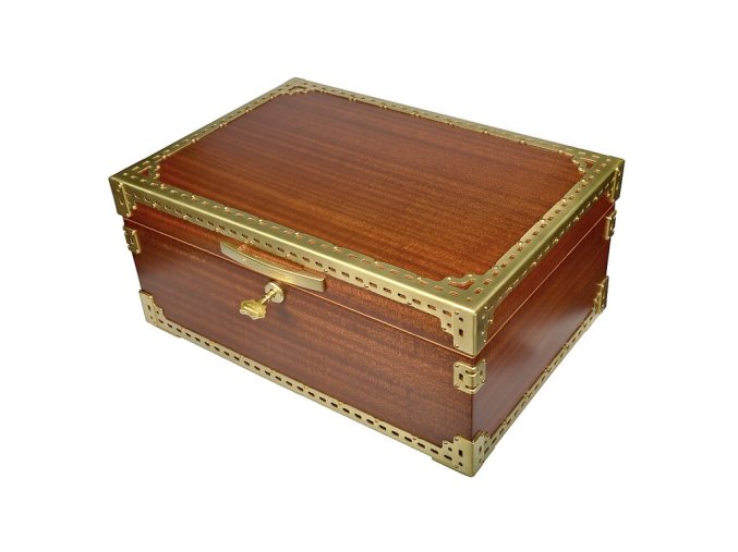 Humidor na doutníky Angelo Real Wood, 42x29x19cm