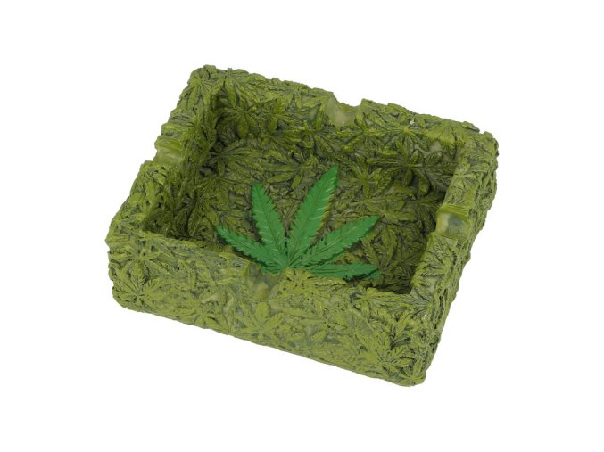 Cigaretový popelník Jamaica Square Green