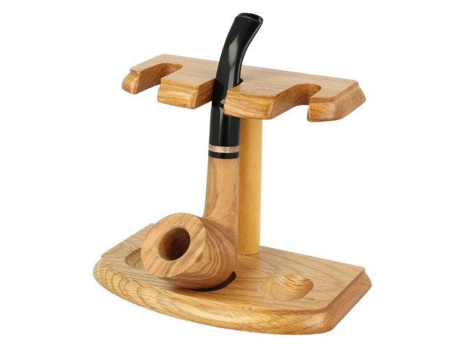 Stojánek na 3 dýmky - teak