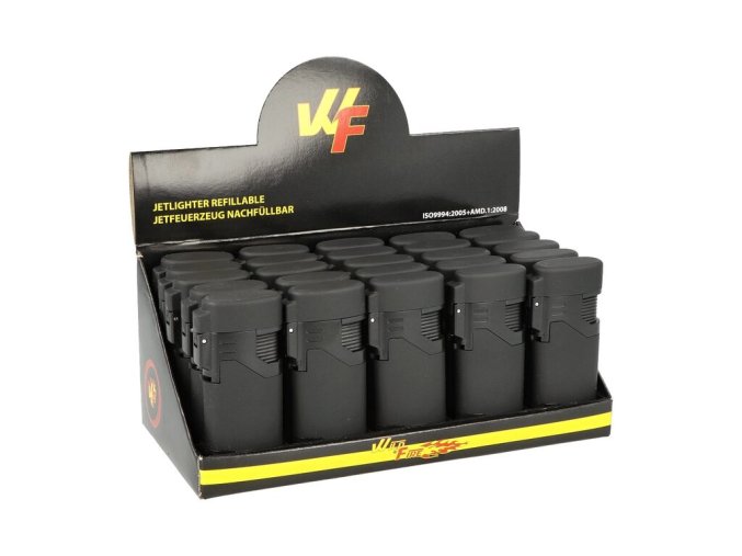 Zapalovač Wildfire Rubber Black