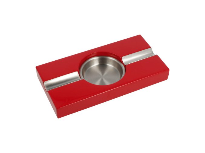 Doutníkový popelník červený 2D