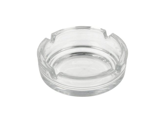 Cigaretový popelník skleněný Basic, 10,5cm