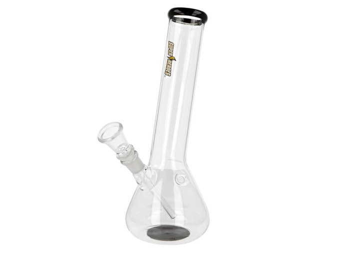 Skleněný bong Super Heroes Transparent, 27cm