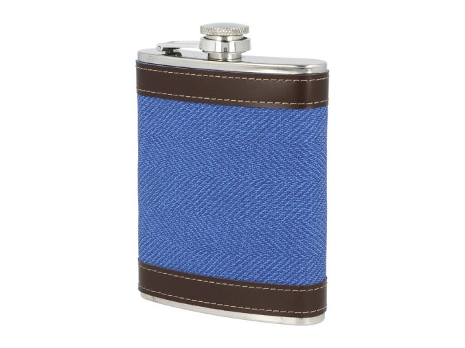 Placatka Blue Stripes, 7oz