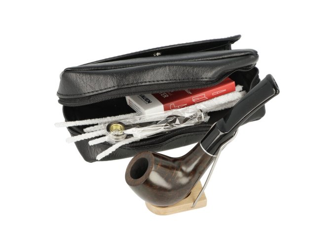 Sada MM - startovací set, dýmka zahnutá + etue