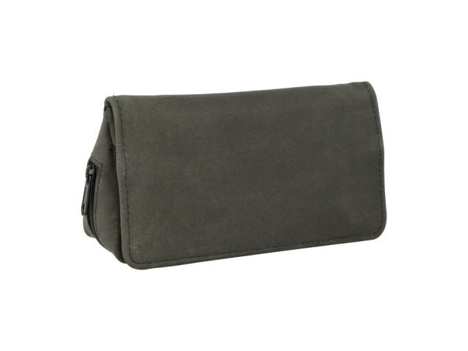 Pouzdro na 2 dýmky Leather, černé