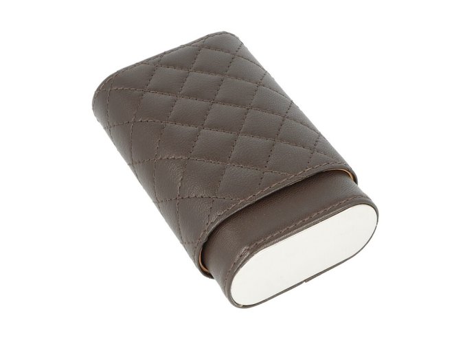 Pouzdro na 3 doutníky Leather, Robusto/Corona