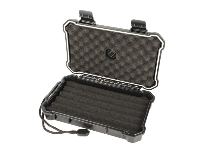 Humidor na doutníky Passatore cestovní plastový 5D, 24x15x5cm