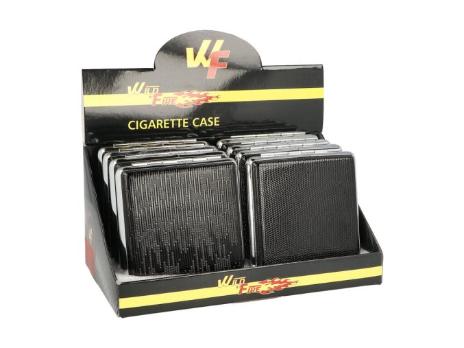 Cigaretové pouzdro PU Black, 20cig.