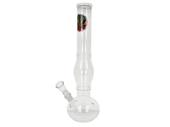 Skleněný bong Leaf, 42cm