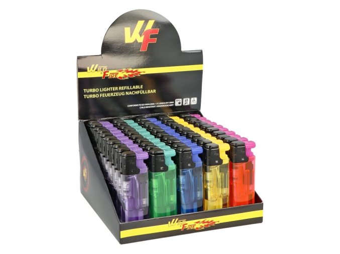 Zapalovač Wildfire Turbo Transparent