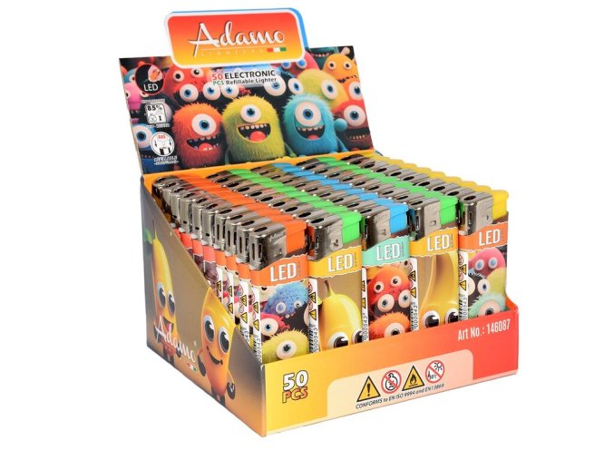 Zapalovač Adamo Piezo LED Cuties