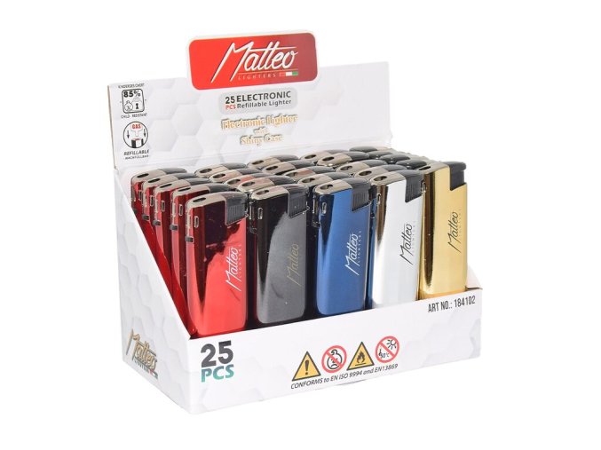 Zapalovač Matteo Metal Minimalist