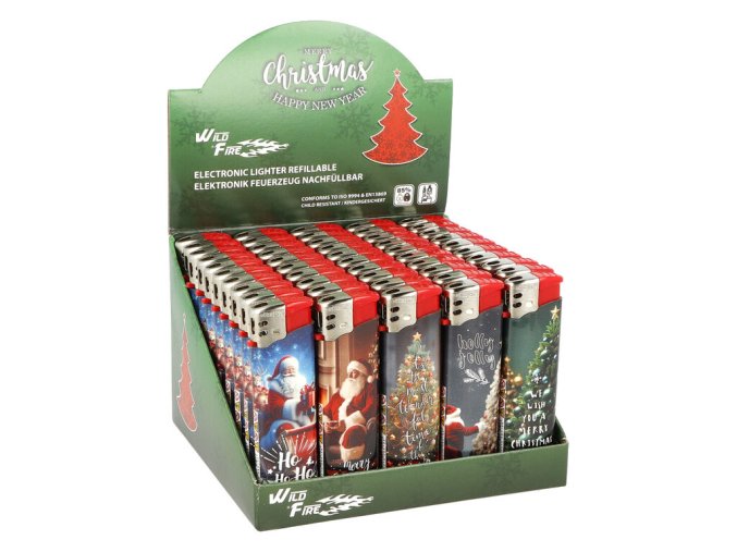 Zapalovač Wildfire Piezo Santa