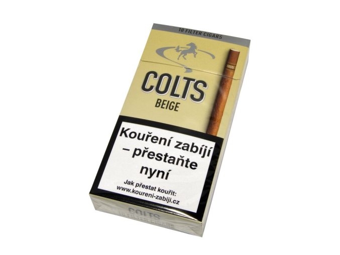 Doutníky Colts Filter Beige, 10ks