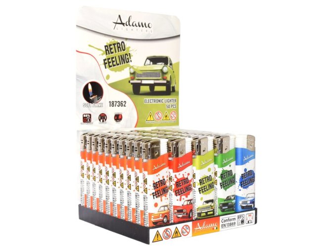 Zapalovač Adamo Piezo Retro