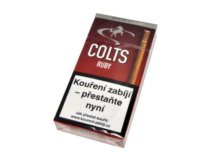 Doutníky Colts Filter Ruby, 10ks
