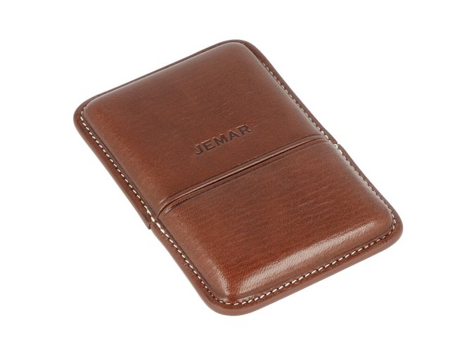 Pouzdro na 6 doutníků Jemar, kůže, Brown