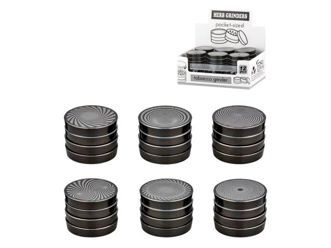 Drtič tabáku kovový Dreamliner Spiral, 42mm