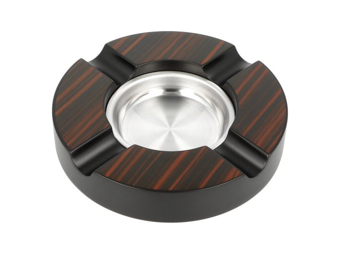 Doutníkový popelník Ebony tmavý mat., 4D