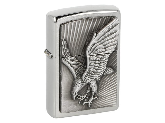 Zapalovač Zippo Eagle, leštěný
