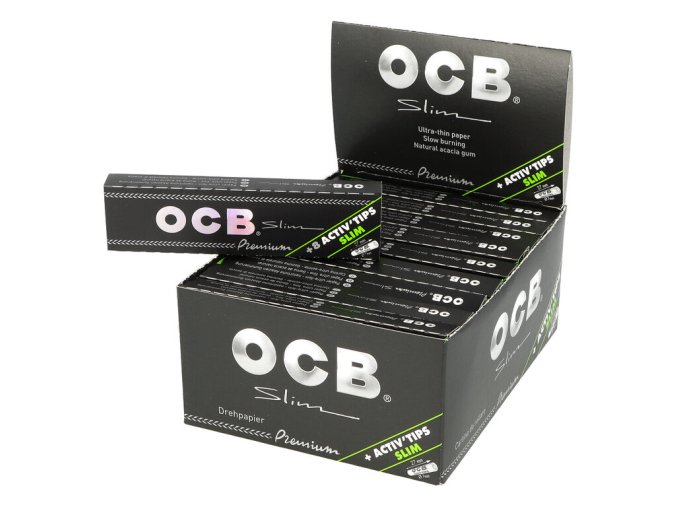 Cigaretové papírky OCB Slim + Activ Filters
