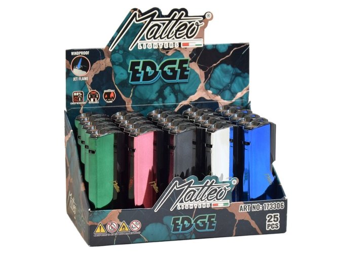 Zapalovač Matteo Metal Edge Future