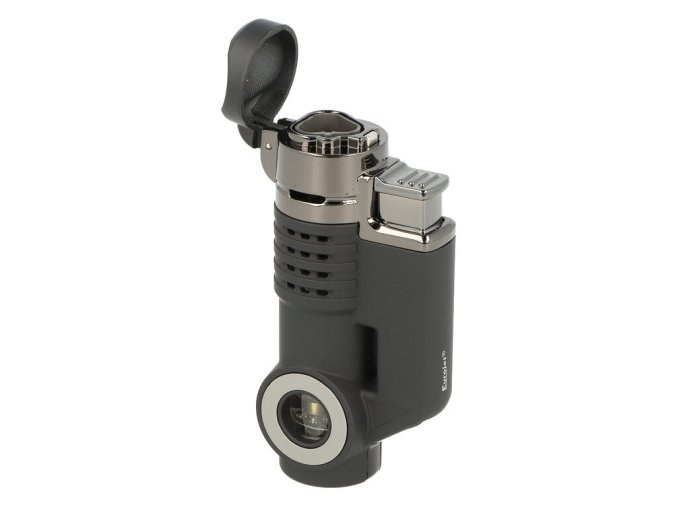Doutníkový zapalovač Eurojet Punch, 3xJET, black