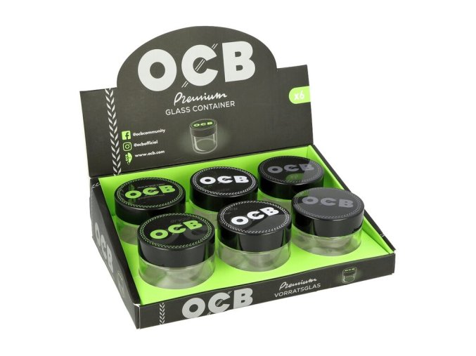 OCB schovka, skleněná