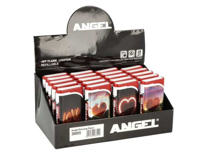 Zapalovač Angel Jet Flames Heart