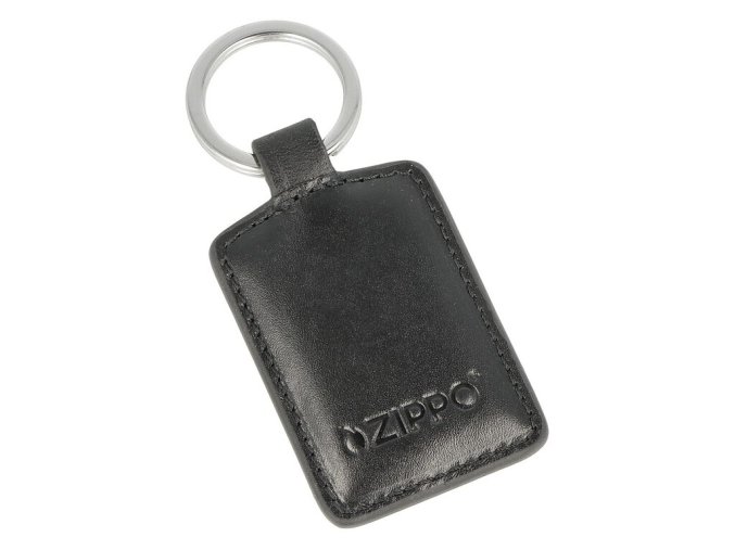 Zippo klíčenka, černá kůže