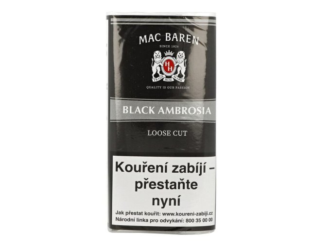 Dýmkový tabák Mac Baren Black Ambrosia 50g TT