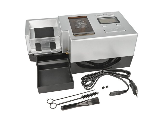 Elektrická plnička dutinek Powermatic V Plus - stříbrná