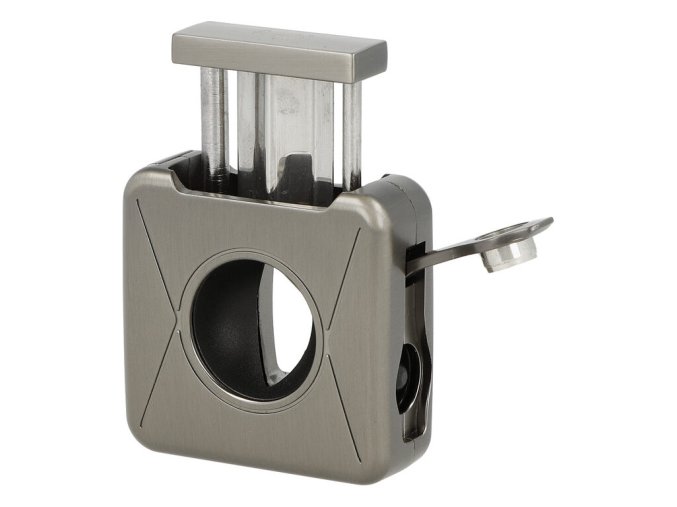 Doutníkový ořezávač Angelo V-Cut, vyštípávač, 23mm, anthracite